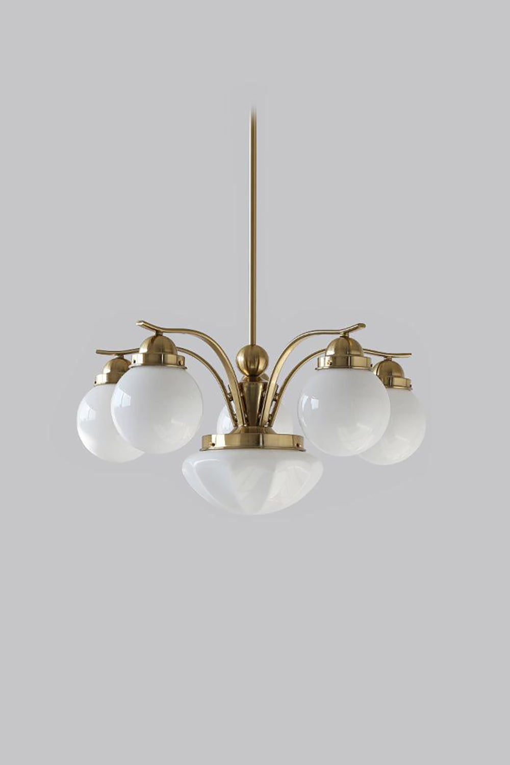 Ryttenberg Glass Globe Chandelier - view 21 | everlamps