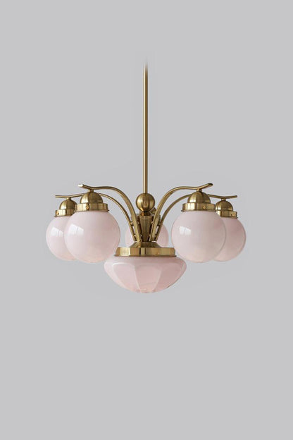 Ryttenberg Glass Globe Chandelier - view 22 | everlamps