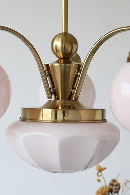Ryttenberg Glass Globe Chandelier - view 10 | everlamps
