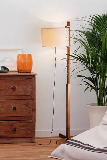 Santa&Cole Walnut Floor Lamp - view 2 | everlamps