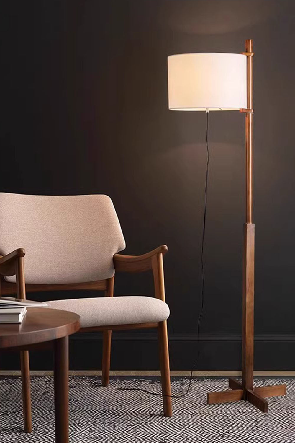 Santa&Cole Walnut Floor Lamp - view 6 | everlamps