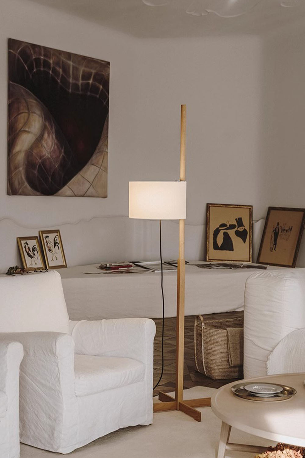 Santa&Cole Walnut Floor Lamp - view 11 | everlamps