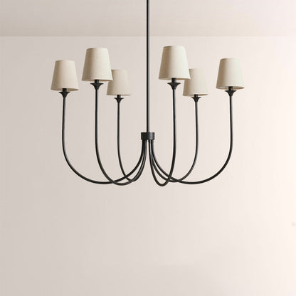 Veyra 6 Light Round Chandelier 42"D 55"D 68"D
