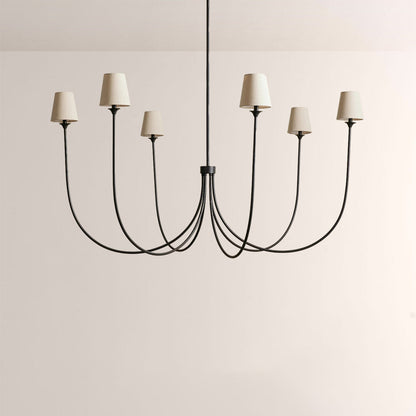 Veyra 6 Light Round Chandelier 42"D 55"D 68"D