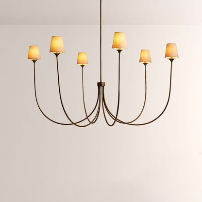 Veyra 6 Light Round Chandelier 42"D 55"D 68"D