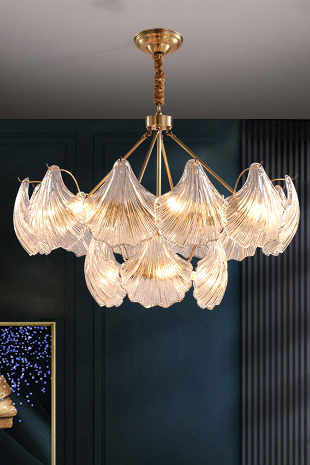 Scallop Shaped Chandelier Light - everlamps