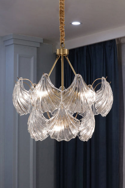 Scallop Shaped Chandelier Light - everlamps