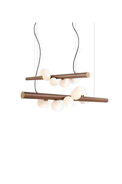 Scandinavian Linear Wooden Pendant Lamp | everlamps