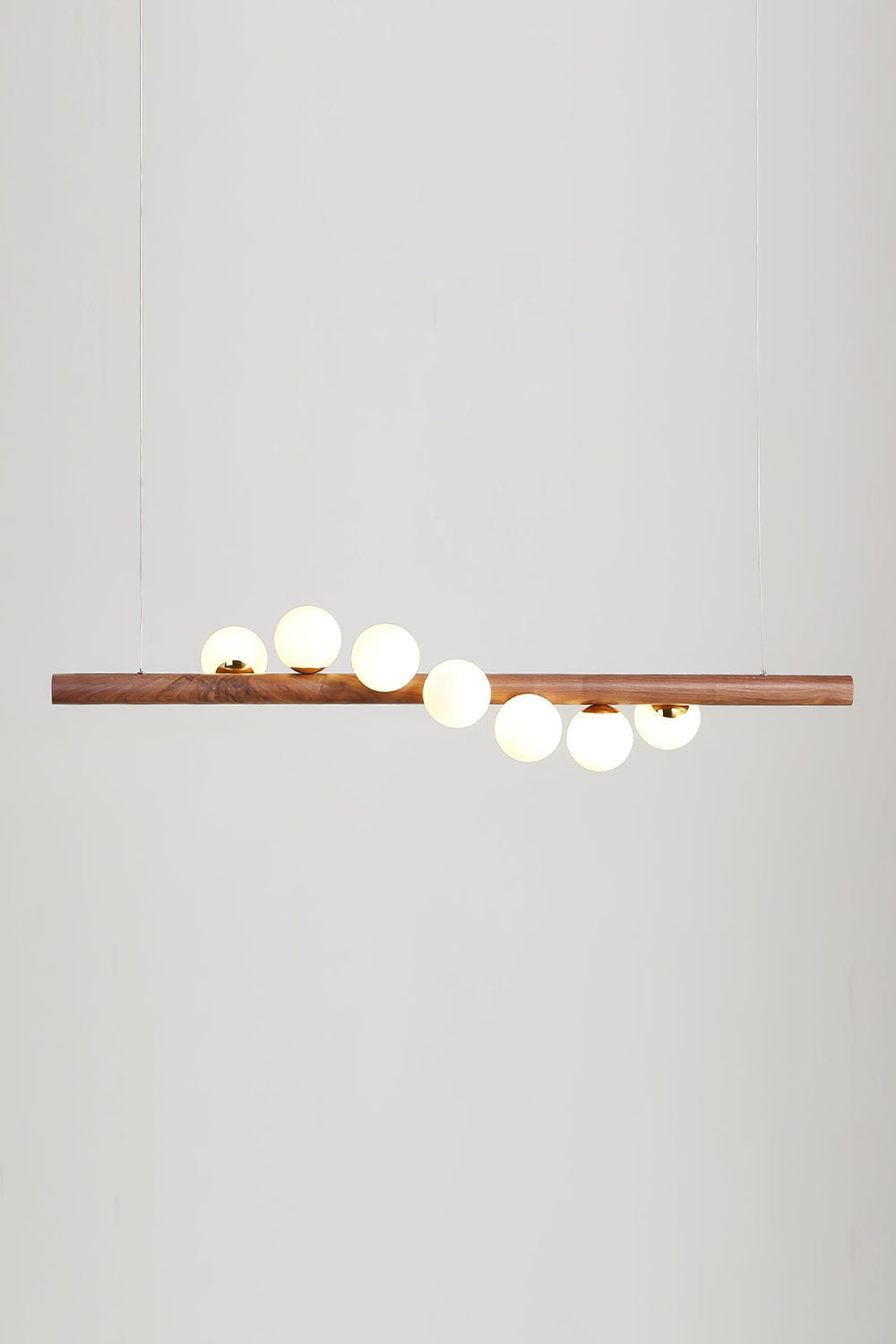 Scandinavian Linear Wooden Pendant Lamp - view 9 | everlamps