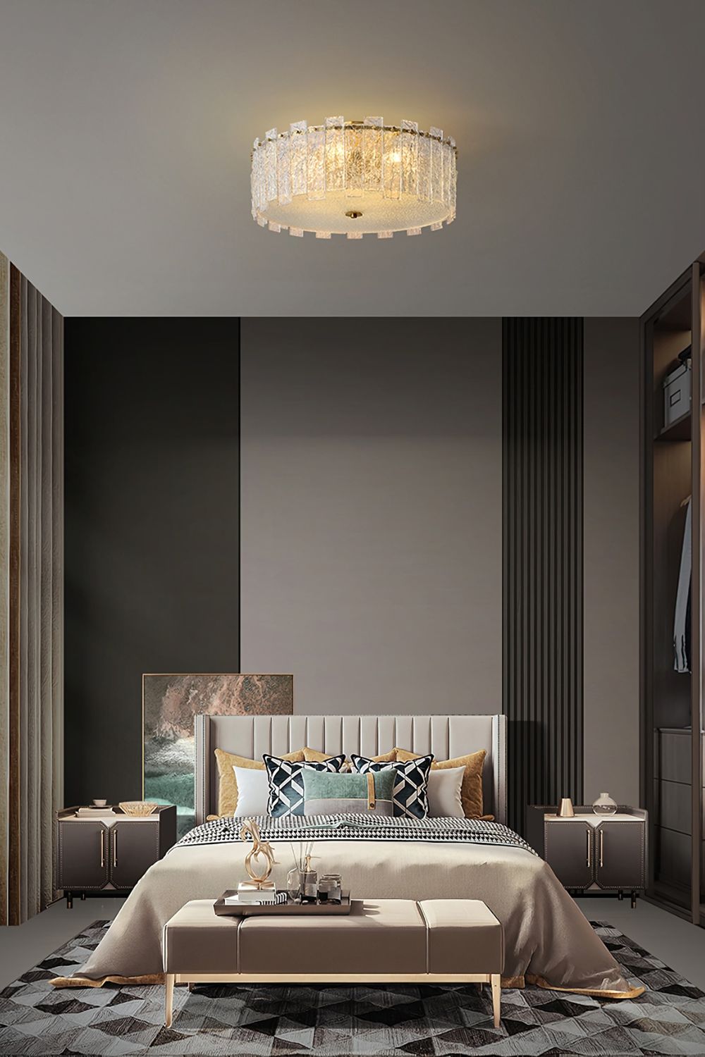 Scattered Glass Ceiling Lamp - everlamps
