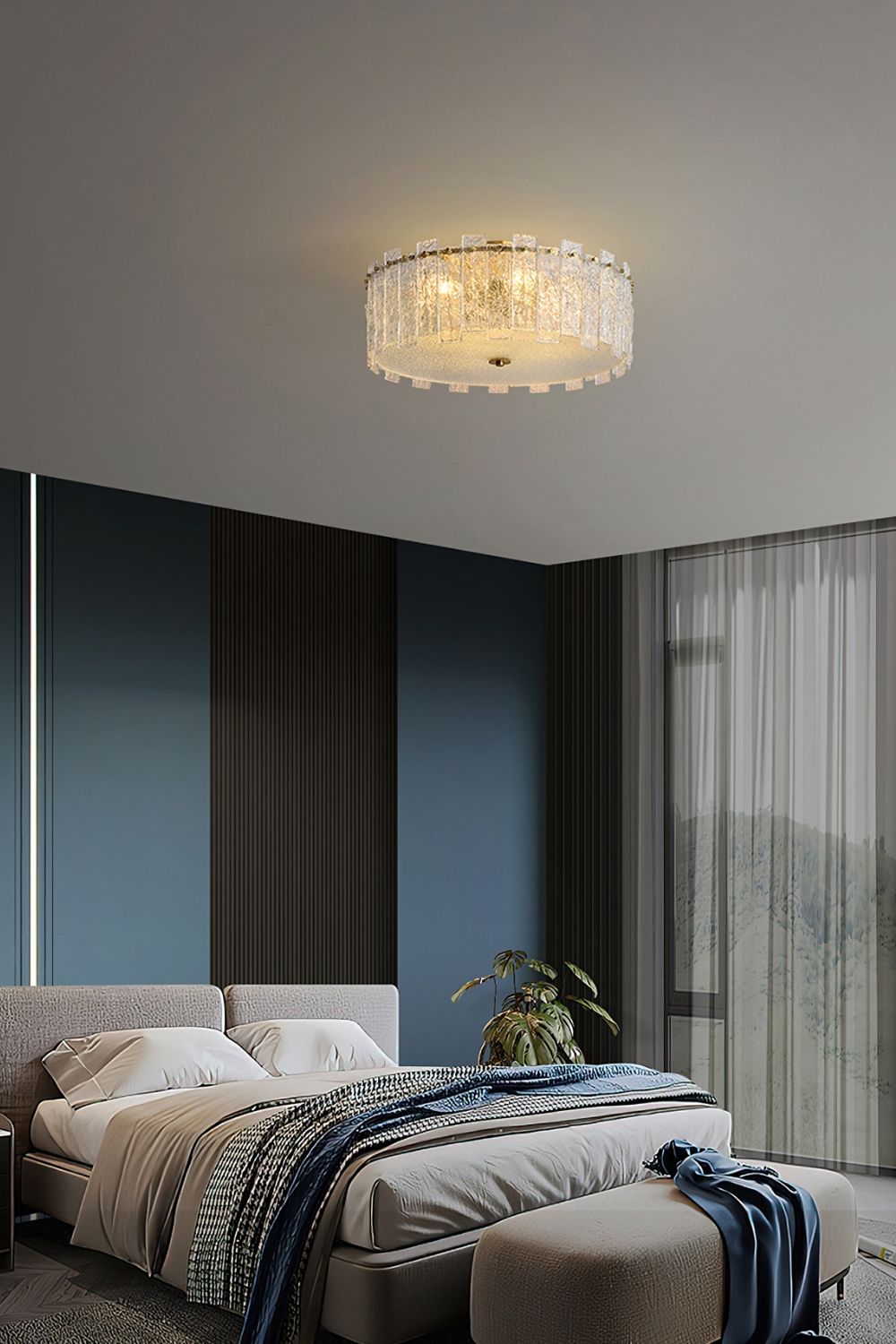 Scattered Glass Ceiling Lamp - everlamps