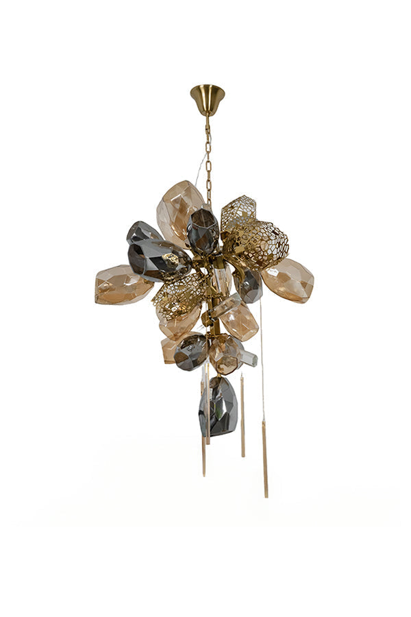 Sculptural Glass Cluster Chandelier | everlamps