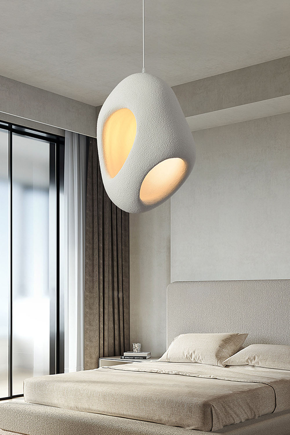 Sculptural Japandi Pendant Lamp - view 9 | everlamps