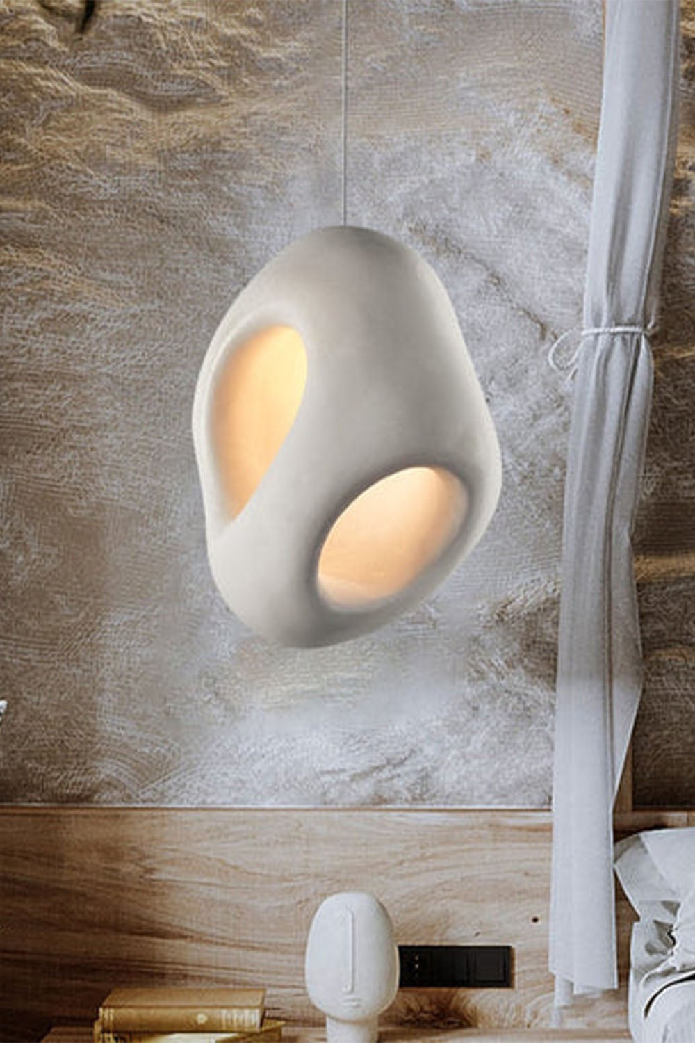 Sculptural Japandi Pendant Lamp - view 10 | everlamps