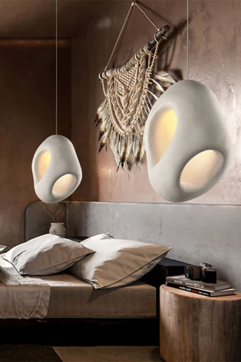 Sculptural Japandi Pendant Lamp - view 6 | everlamps