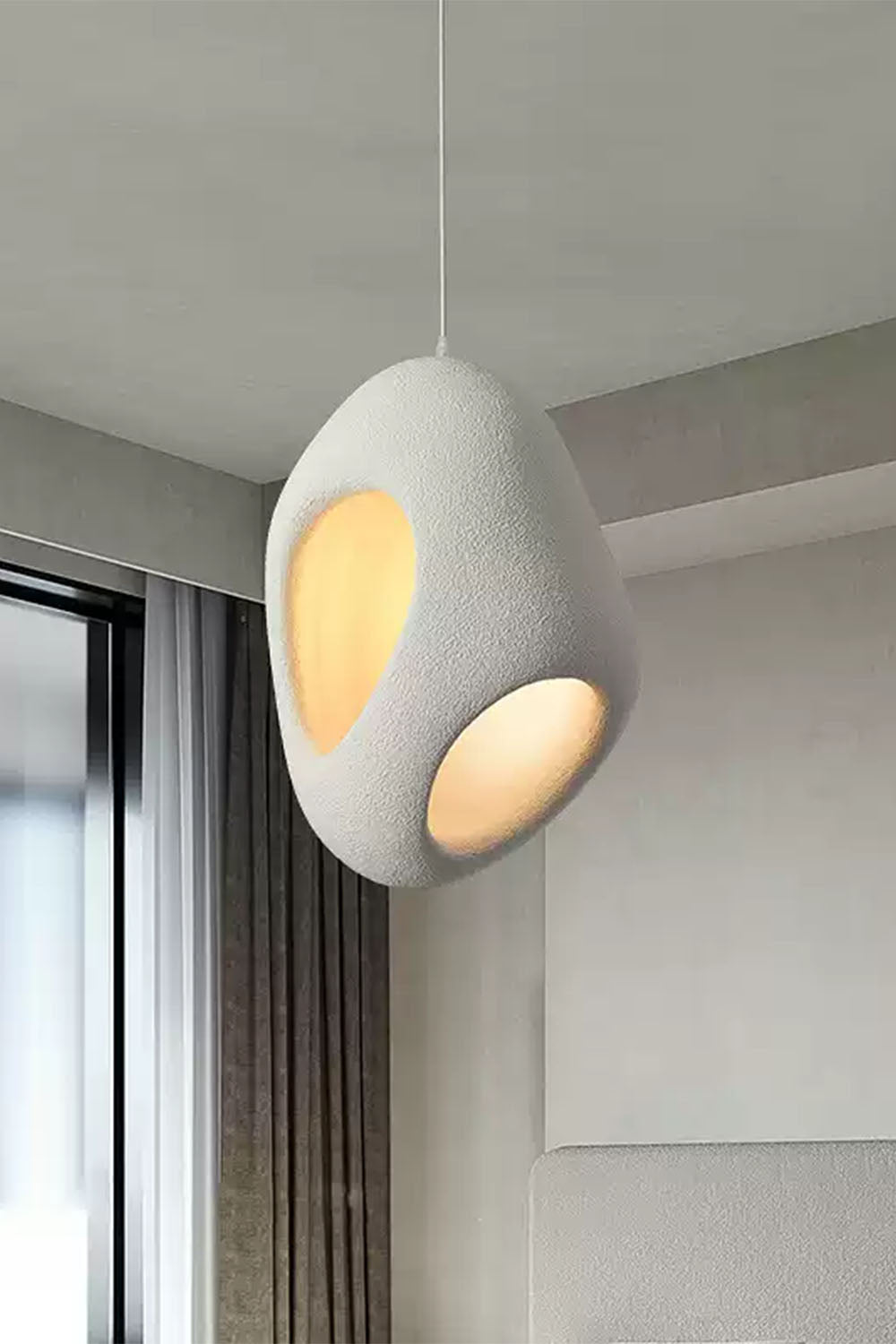 Sculptural Japandi Pendant Lamp - view 12 | everlamps