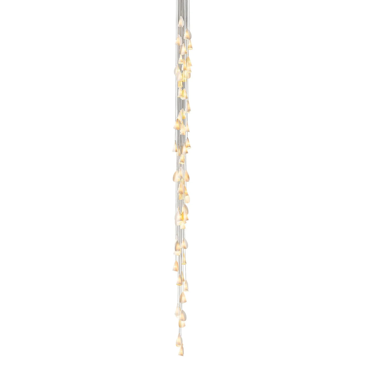 Organic Petal Translucent Bone China Pendant Light - view 37 | everlamps