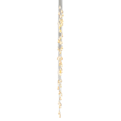 Organic Petal Translucent Bone China Pendant Light - view 37 | everlamps
