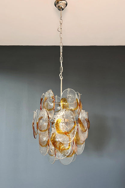 Shell-Shaped Glass Chandelier - view 17 | everlamps