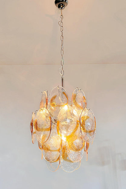 Shell-Shaped Glass Chandelier - view 18 | everlamps