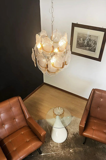 Shell-Shaped Glass Chandelier - view 7 | everlamps