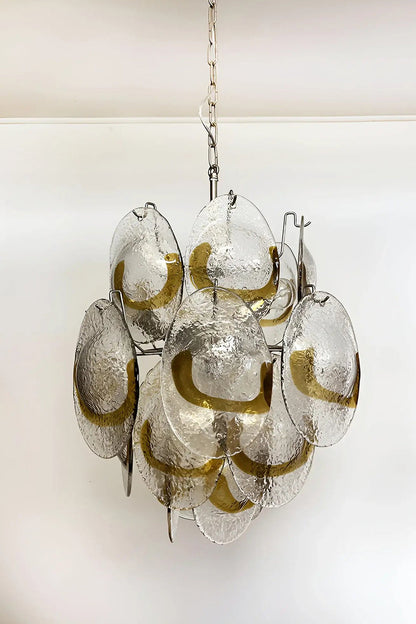 Shell-Shaped Glass Chandelier - view 21 | everlamps