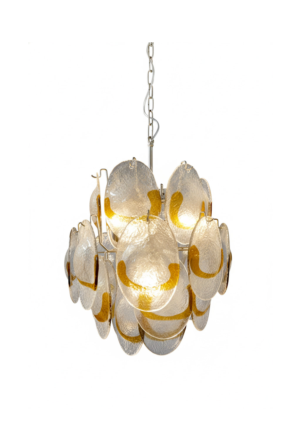 Shell-Shaped Glass Chandelier | everlamps