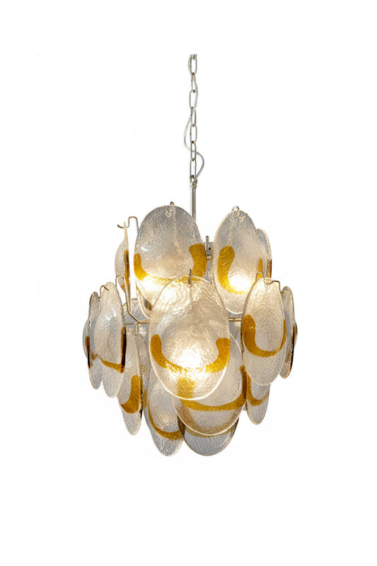 Shell-Shaped Glass Chandelier | everlamps