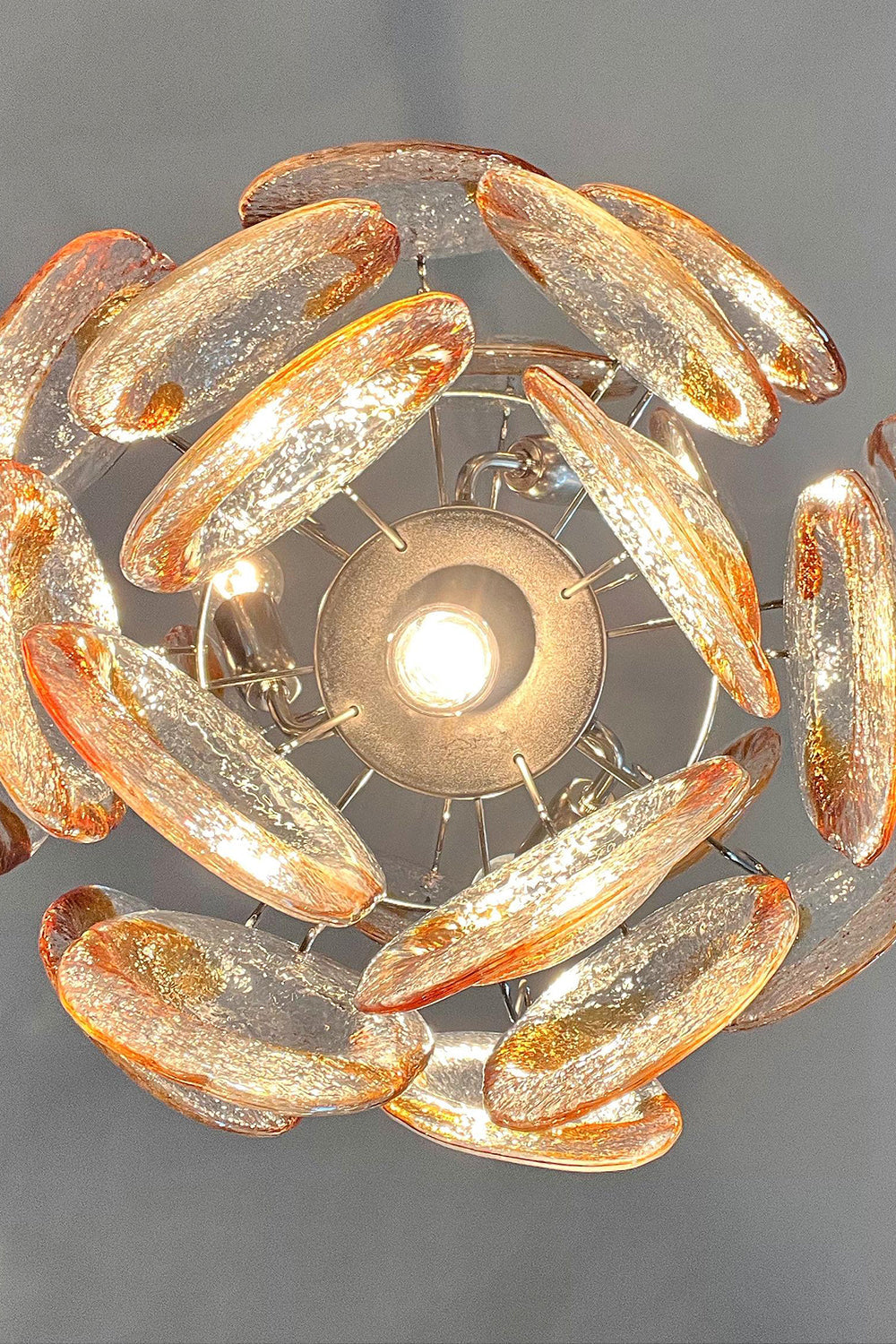 Shell-Shaped Glass Chandelier - view 22 | everlamps