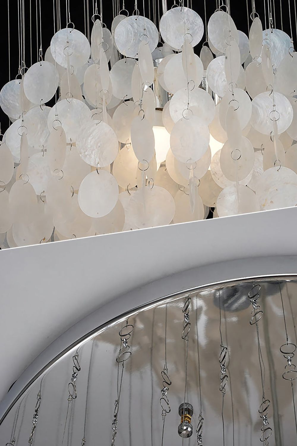 Verpan Fun 8DM Shell Chandelier - view 9 | everlamps