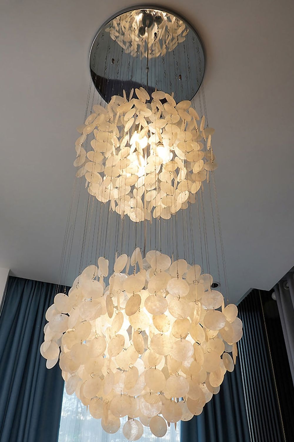 Verpan Fun 8DM Shell Chandelier - view 4 | everlamps