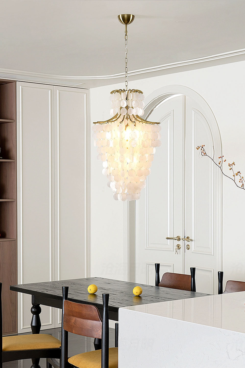 Shell Double-layer Chandelier - view 3 | everlamps
