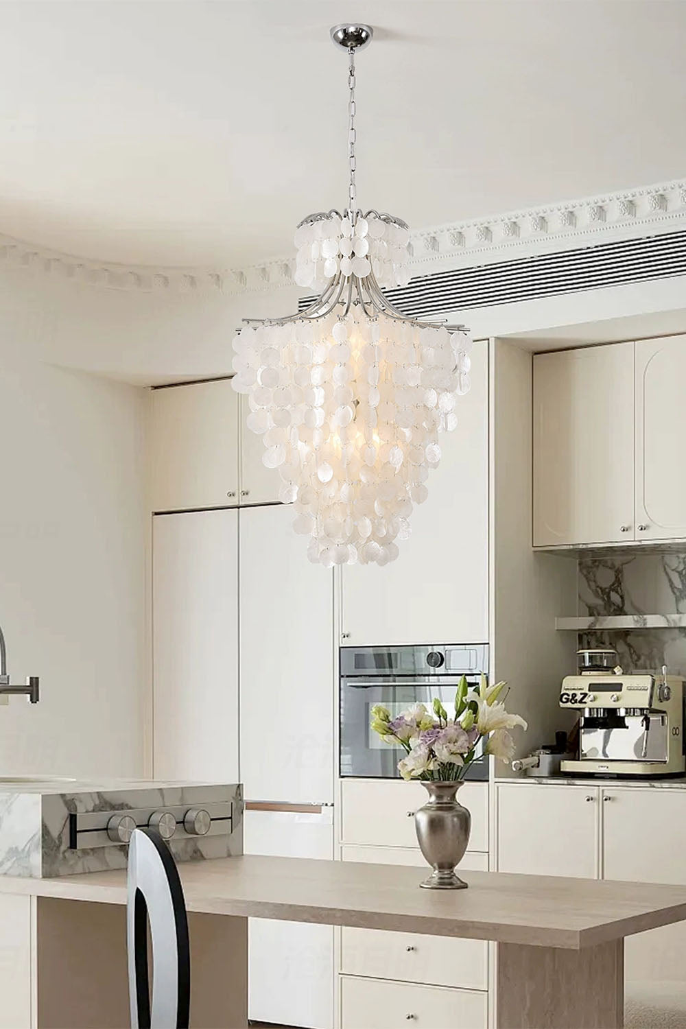 Shell Double-layer Chandelier - view 4 | everlamps
