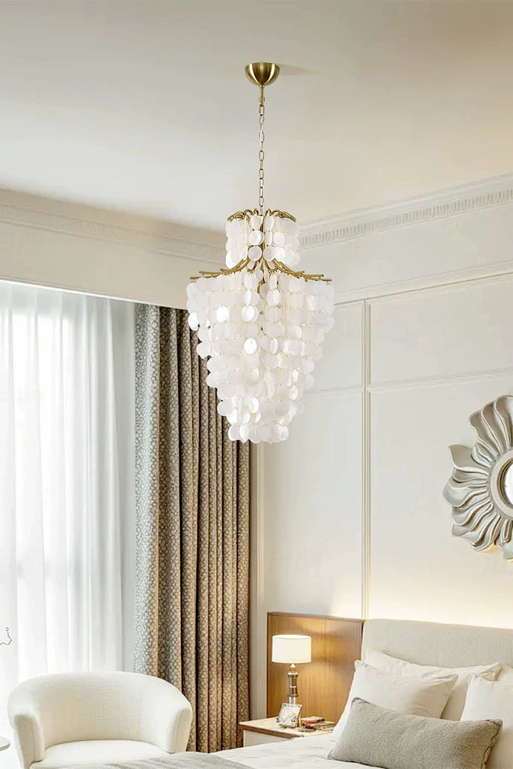 Shell Double-layer Chandelier - view 6 | everlamps