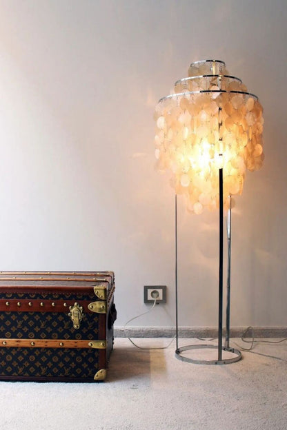 Vintage Shell Floor Lamp - view 6 | everlamps