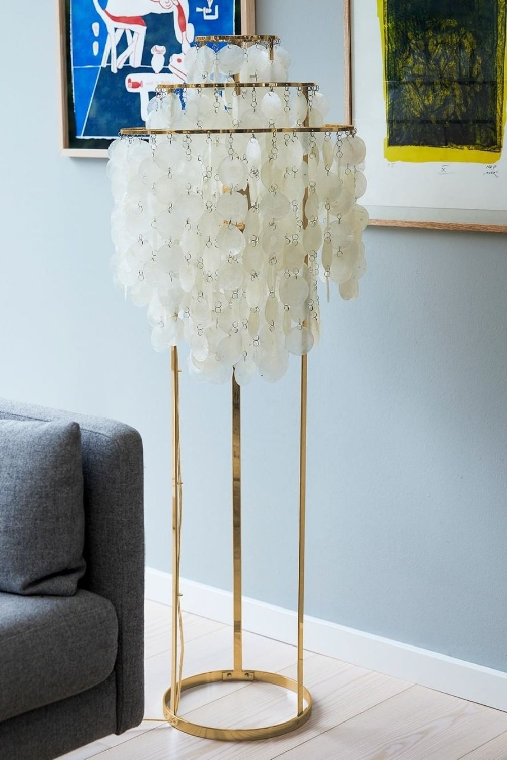 Vintage Shell Floor Lamp - view 25 | everlamps