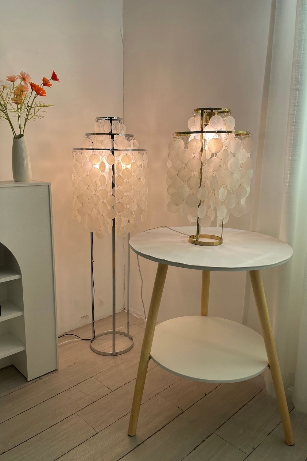 Vintage Shell Floor Lamp - view 30 | everlamps