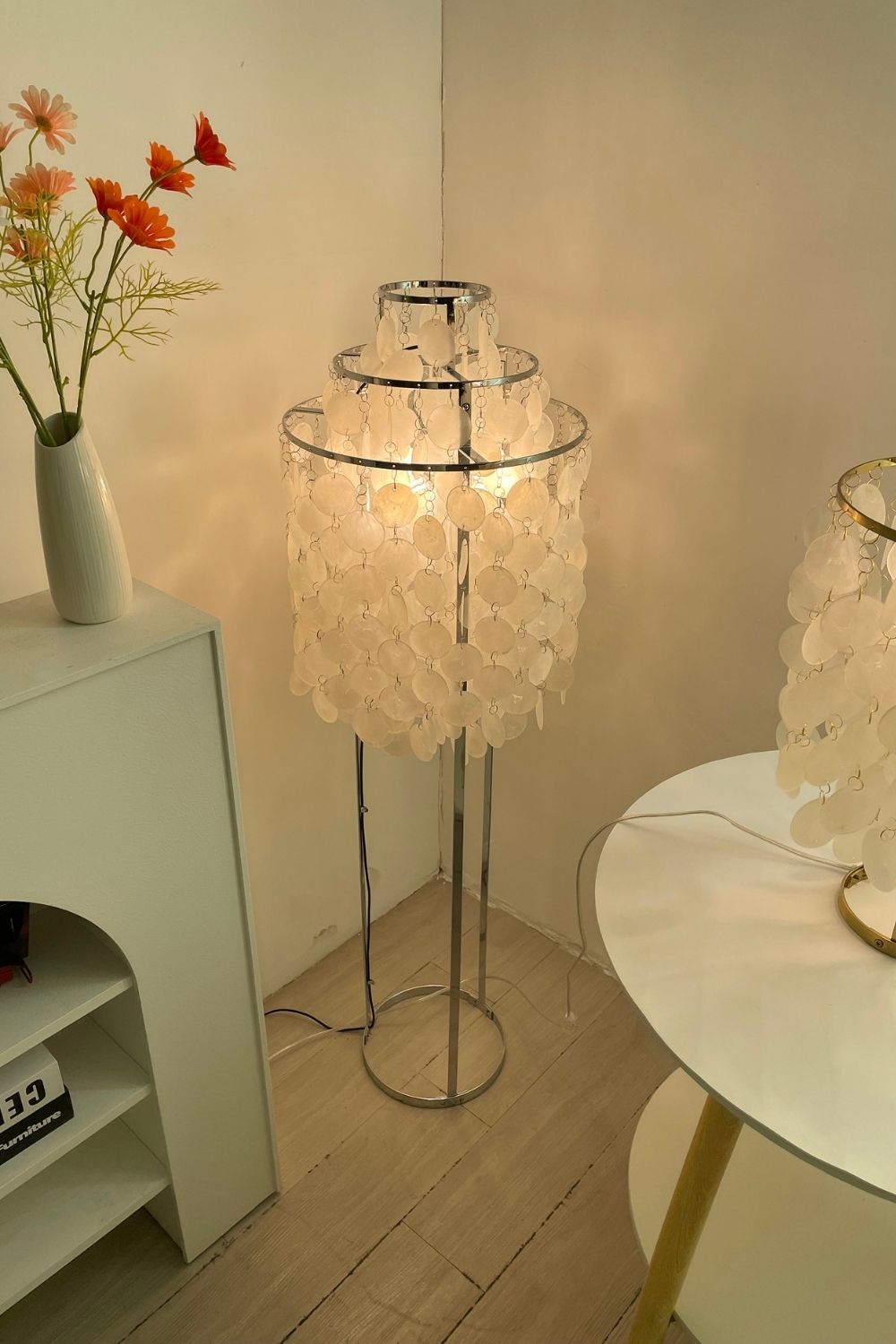 Vintage Shell Floor Lamp - view 32 | everlamps