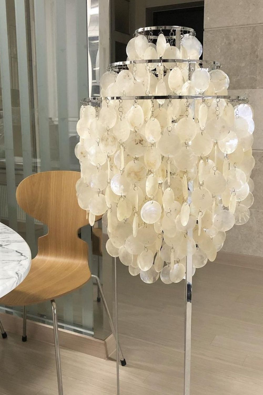 Vintage Shell Floor Lamp - view 9 | everlamps