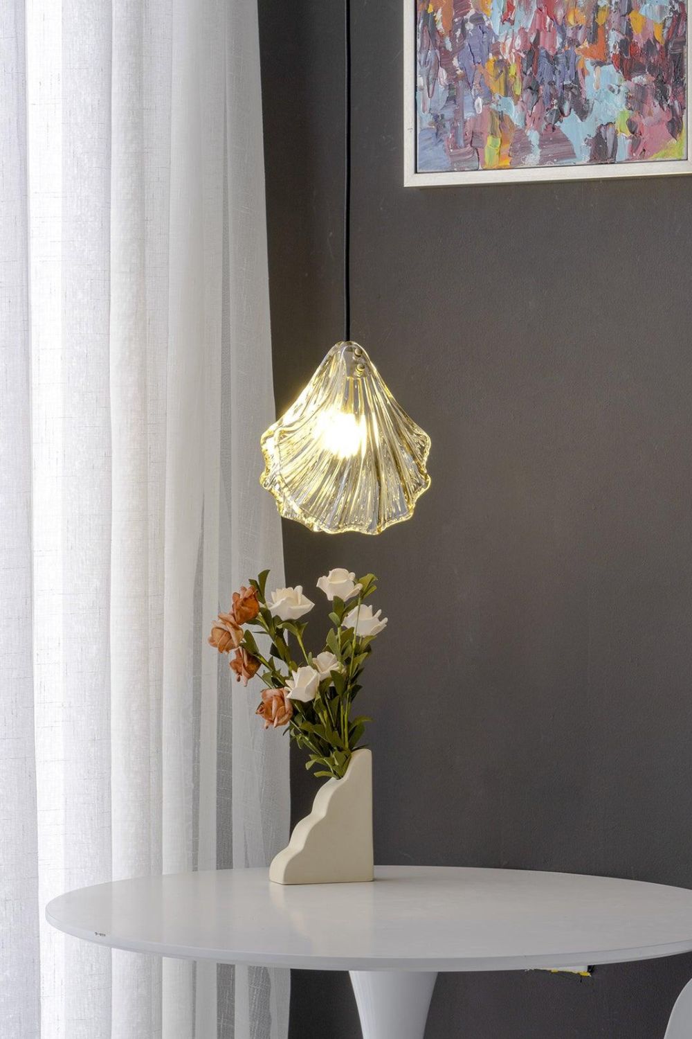 Shell Mini Pendant Light - everlamps