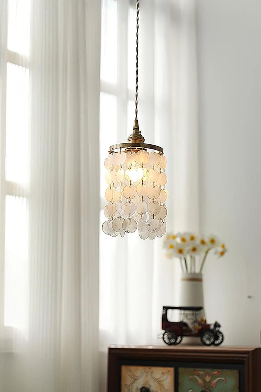 Shell Pendant Light - view 2 | everlamps