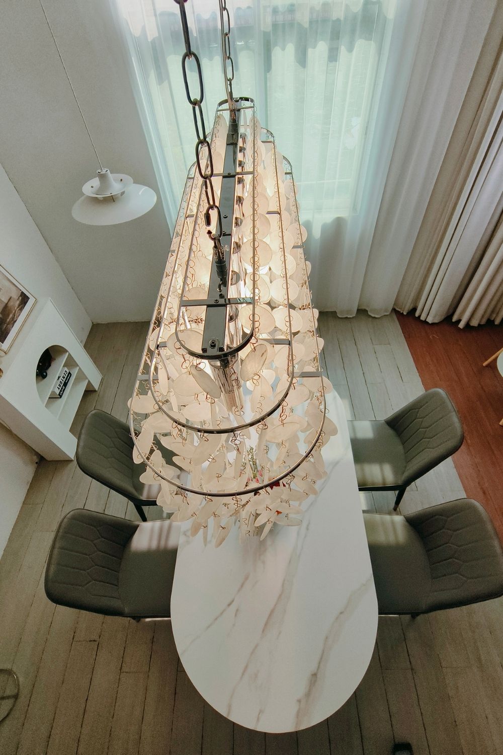 Shell Chandelier - view 7 | everlamps