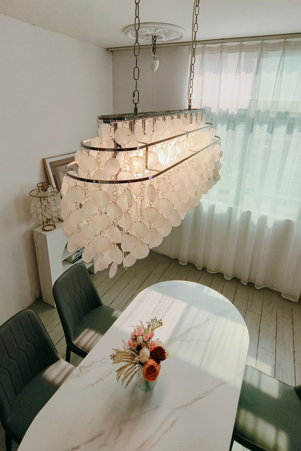 Shell Chandelier - view 9 | everlamps