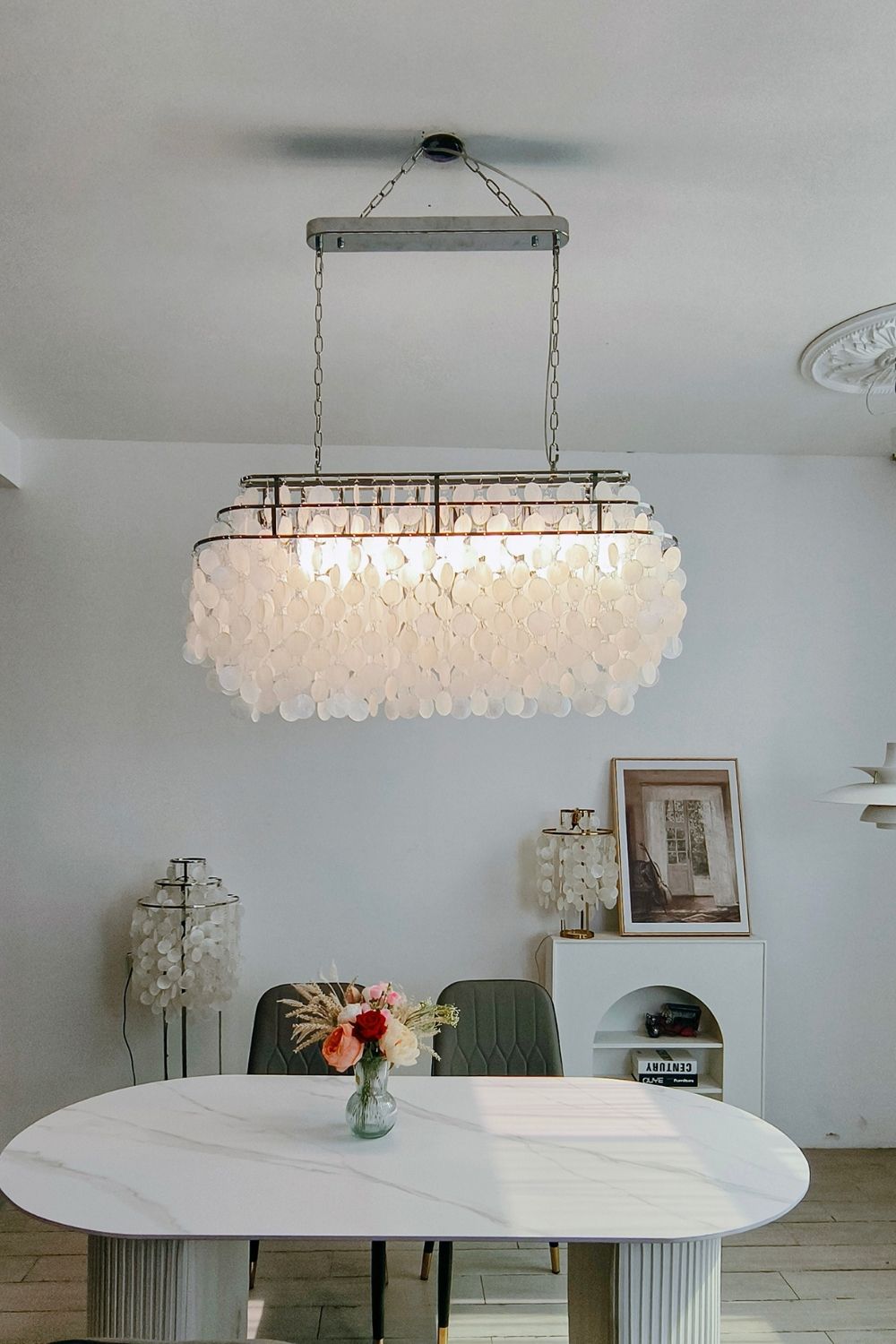Shell Chandelier - view 13 | everlamps
