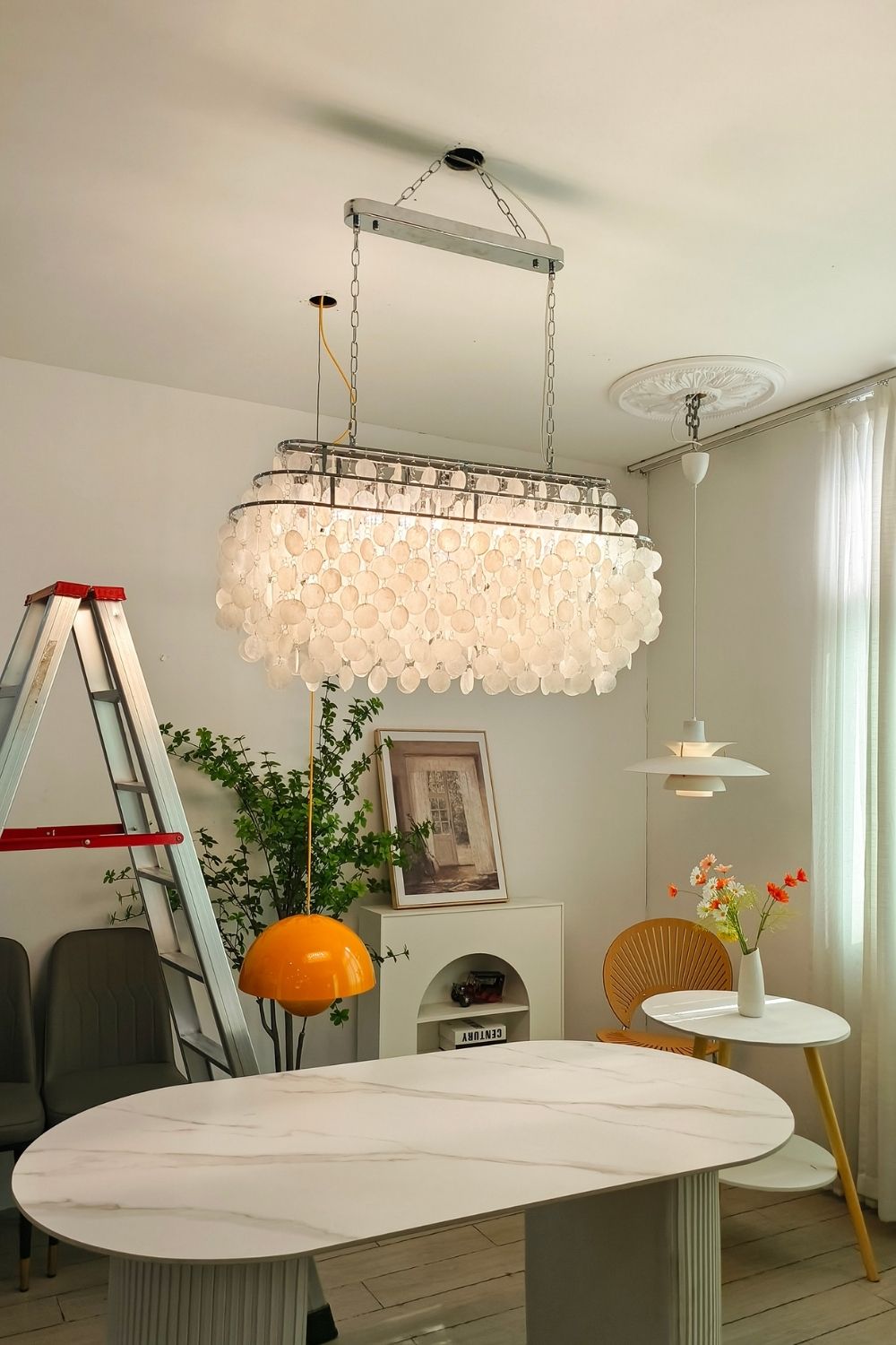 Shell Chandelier - view 17 | everlamps