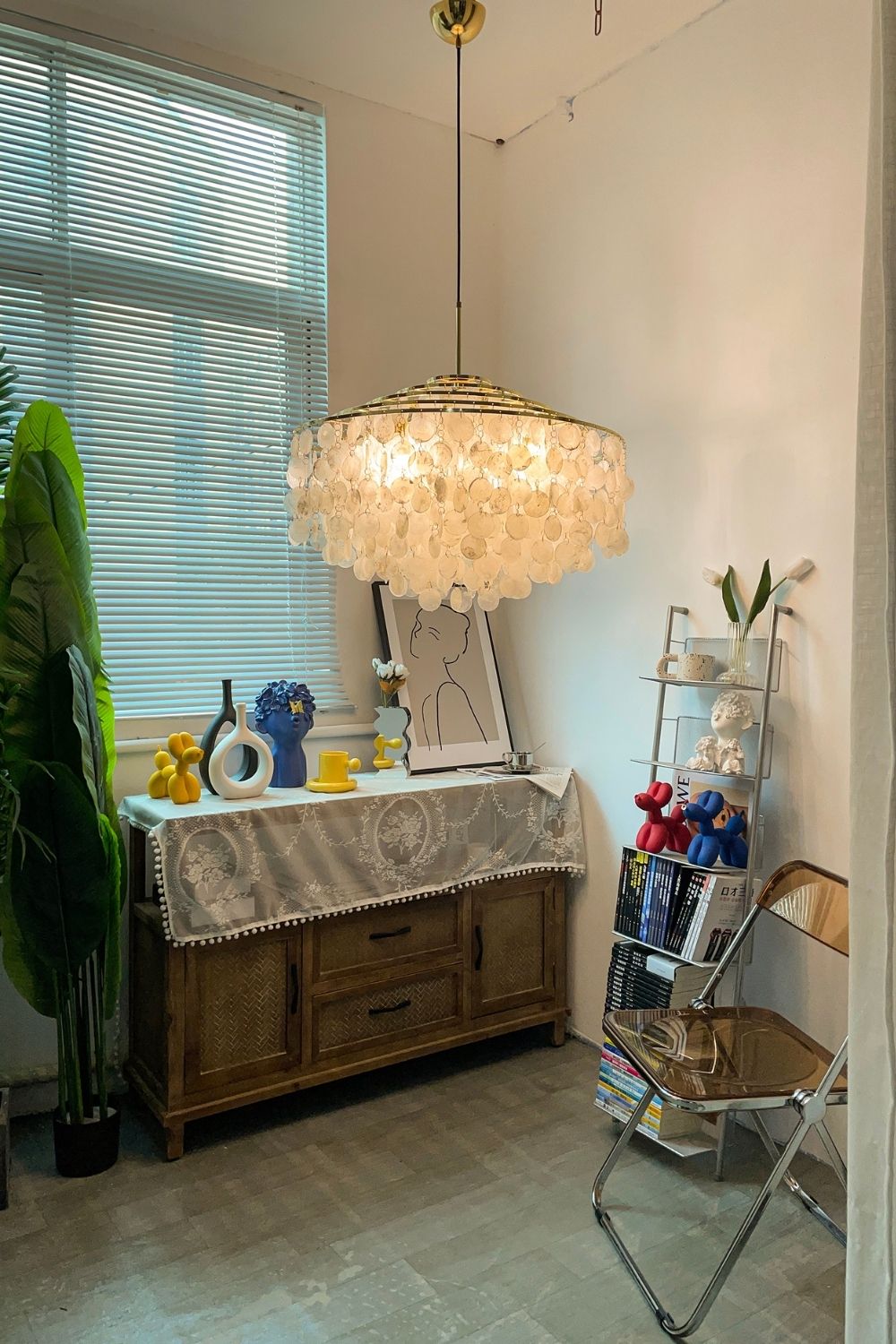 Shell Chandelier - view 34 | everlamps