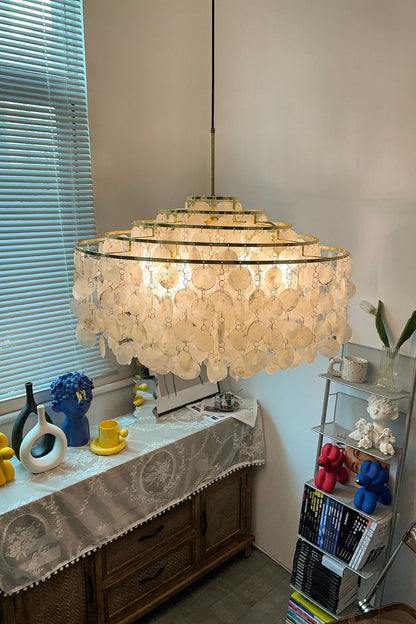 Shell Chandelier - view 35 | everlamps