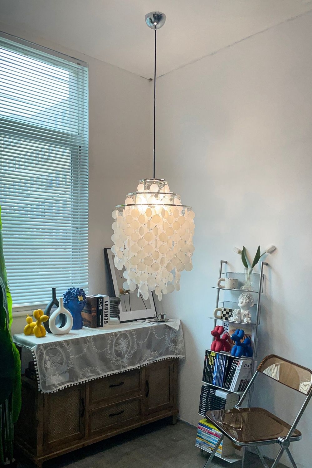 Shell Chandelier - view 5 | everlamps