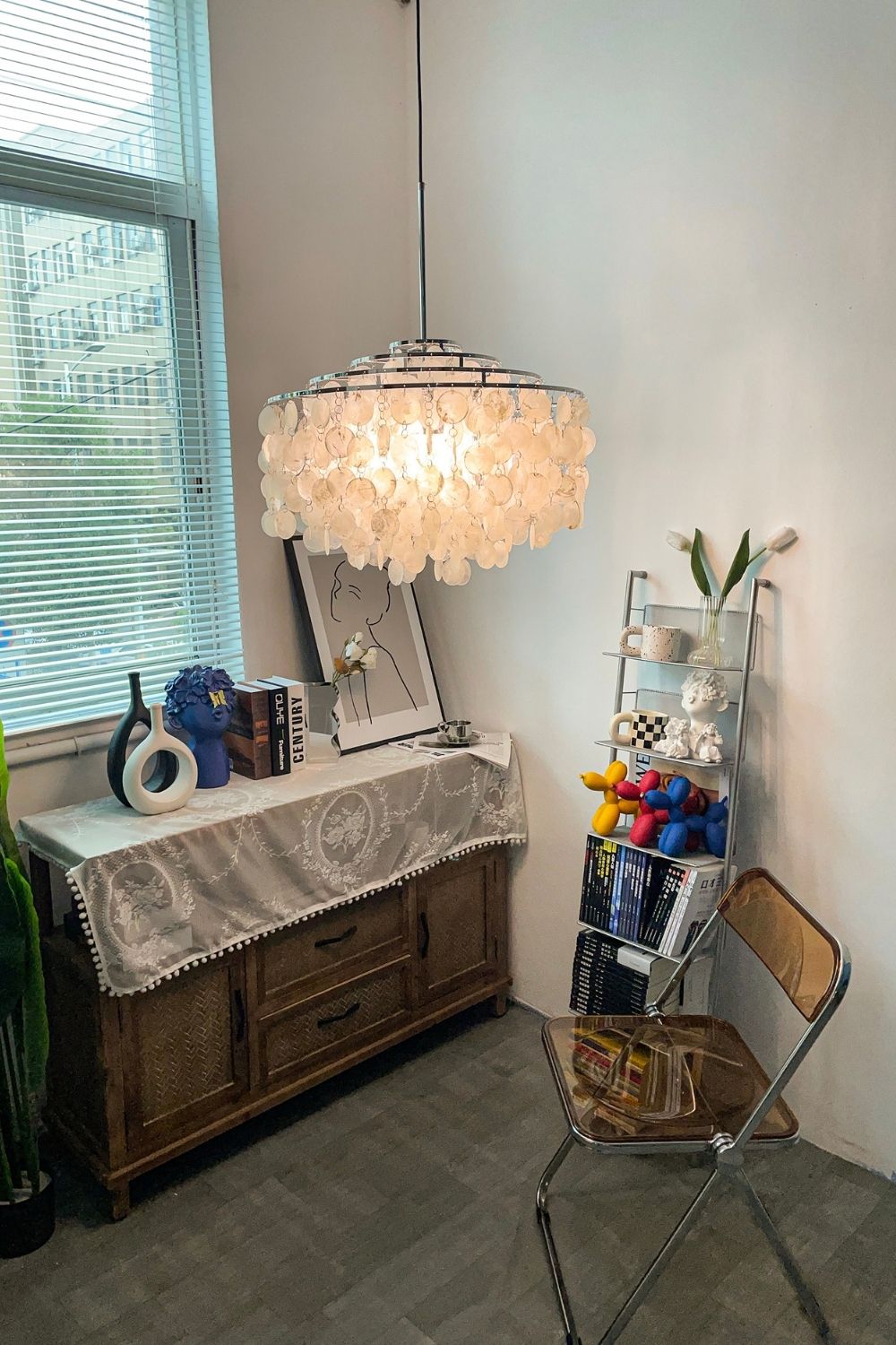 Shell Chandelier - view 8 | everlamps
