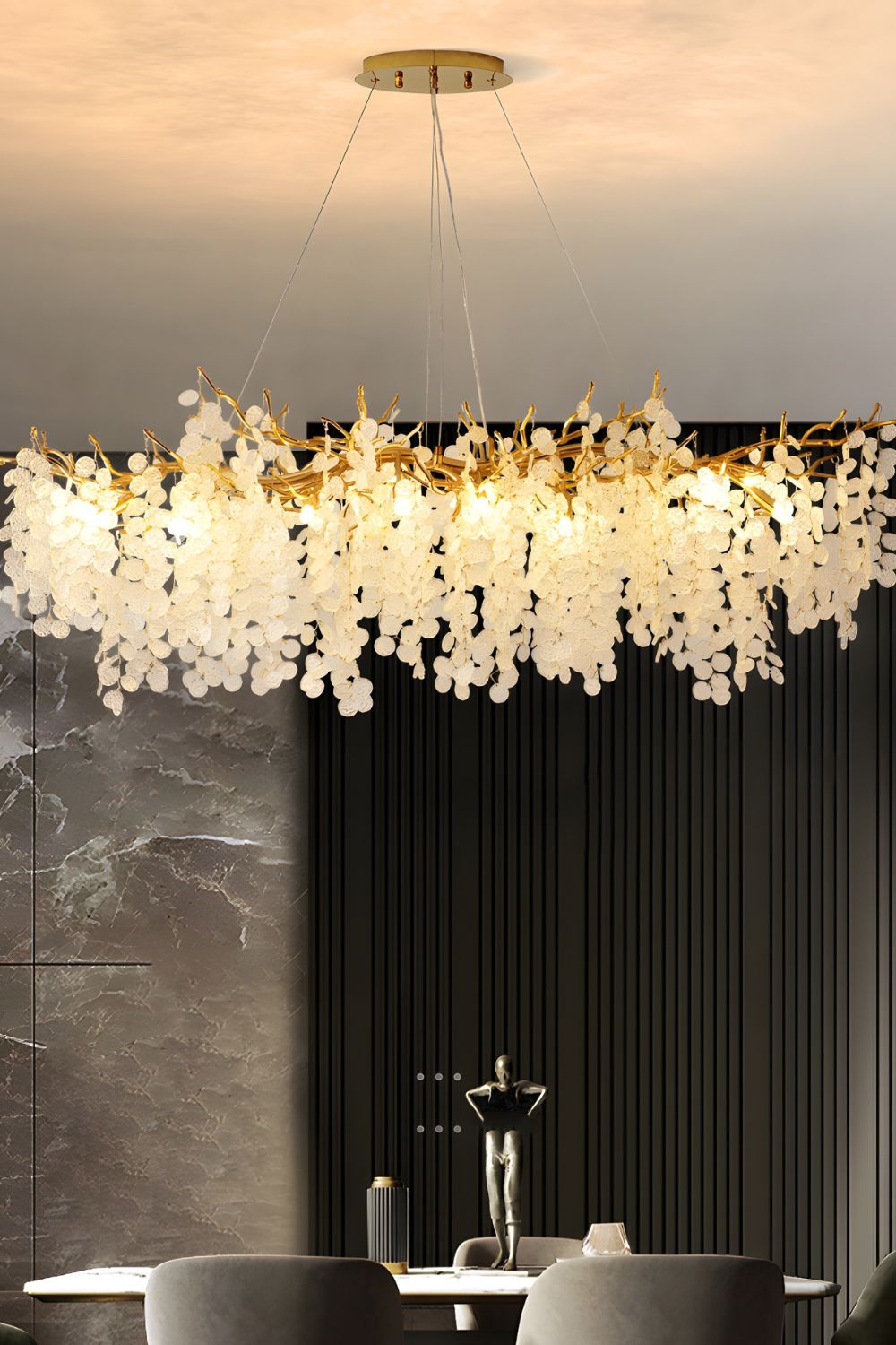 Shiro Noda Crystal Chandeliers - everlamps